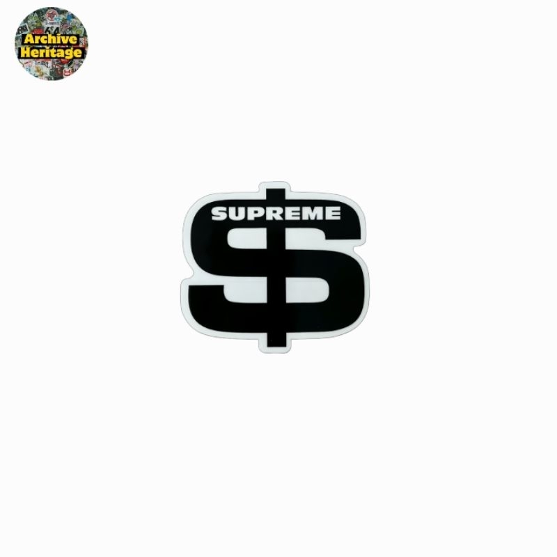 Supreme Dollar Sign โลโก้แบรนด์ streetwear เสื้อผ้า hypebeast สติกเกอร์