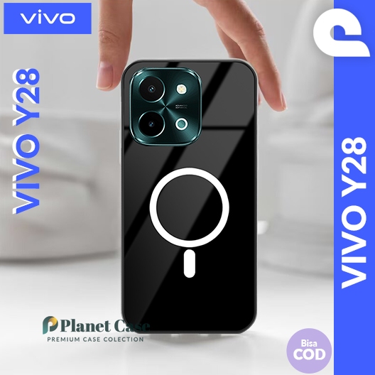Vivo Y28 กรณี Vivo Y28 Body และกล้องป้องกันกรณี Softcase ตัวอักษร Y28 ซิลิโคนป้องกัน Vivo Y28 2024 C