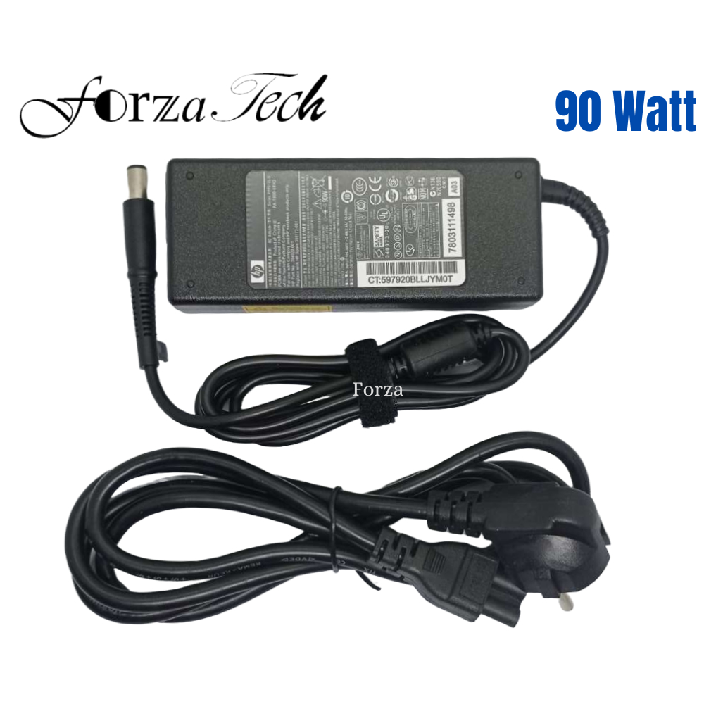 Hp AC ADAPTER แล็ปท็อป Compaq 6530B 2560P 8450P CQ40 Pavilion DV3 DV4 19V 4.74A (7.4*5.0mm) 90Watt ใ
