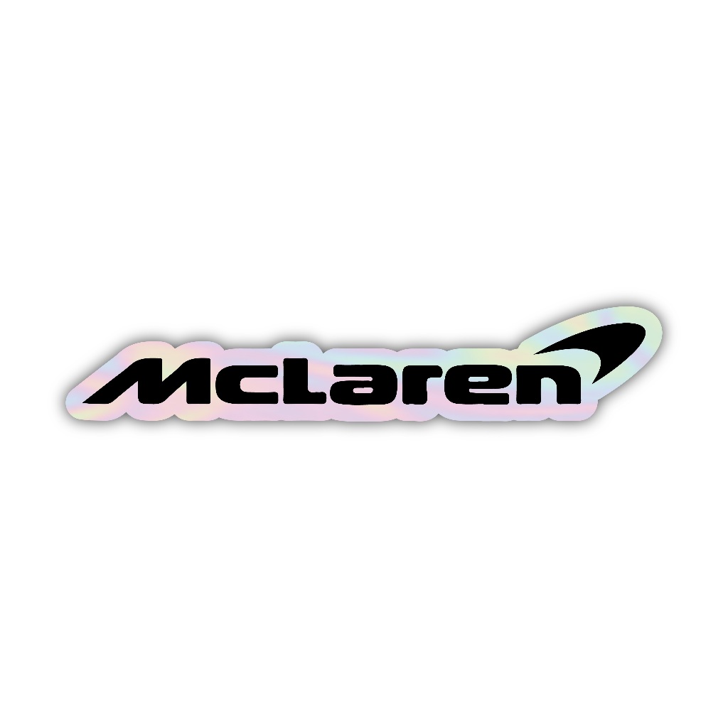 สติ๊กเกอร์ Z156 mclaren lu What Color boss!!!!! สติ๊กเกอร์โฮโลแกรมหน่วย