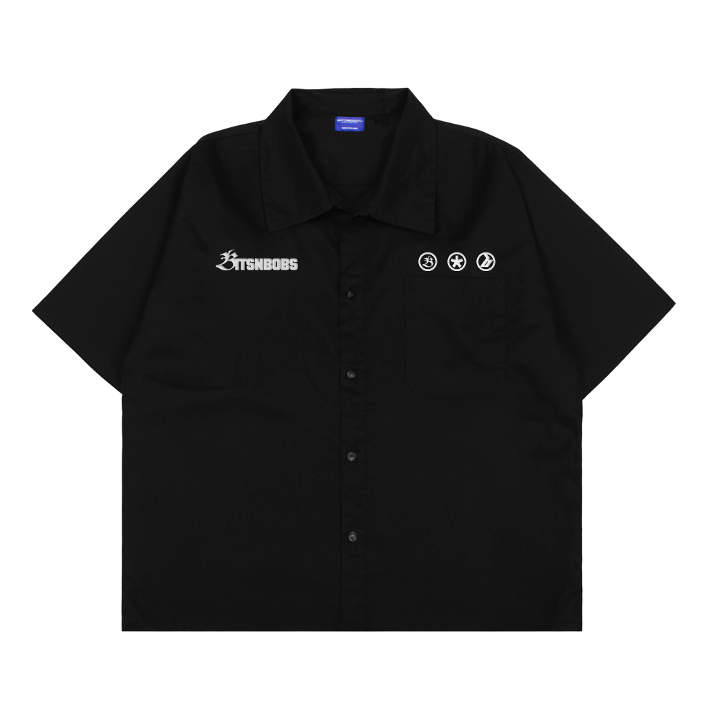Bitsnbobs76 WorkShirt Boxy Gretta Black