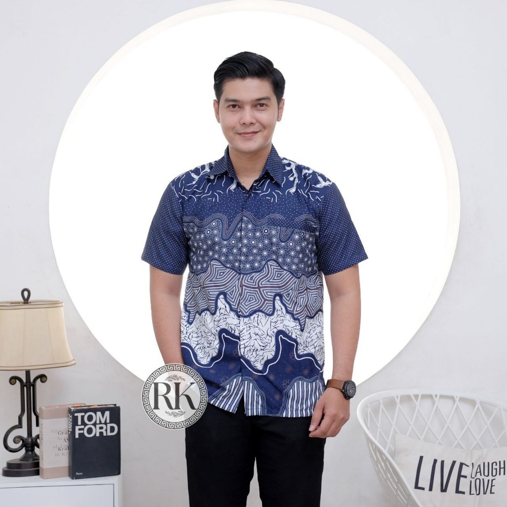 Kemeja Eternal เสื้อเชิ้ตผู้ชาย BATIK BATATIK เสื้อเชิ้ตแขนสั้นผู้ชาย