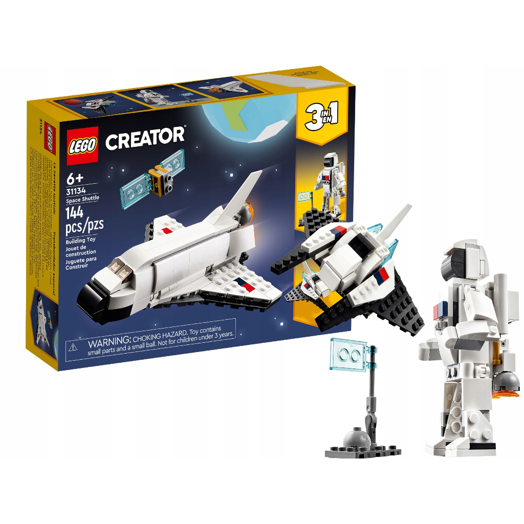 Lego 31134 Space Shuttle อิฐของเล่นเด็กบล็อกของขวัญเลโก้ต้นฉบับ