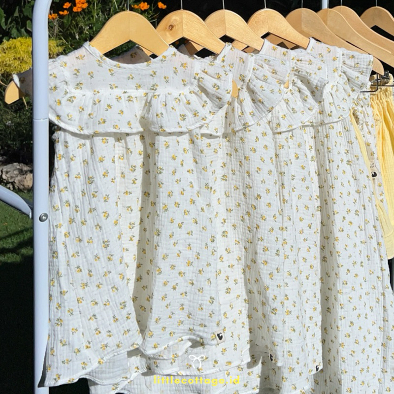 GAHAROO PREMIUM - PAVLOVA DRESS BY LITTLE COTTAGE - เดรสเด็กผู้หญิง