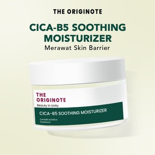 The Originote Cica-B5 Soothing Moisturizer - Menenangkan kulit yang berjerawat Membantu menenangkan kemerahan Membantu mengenyalkan kulit Wajah