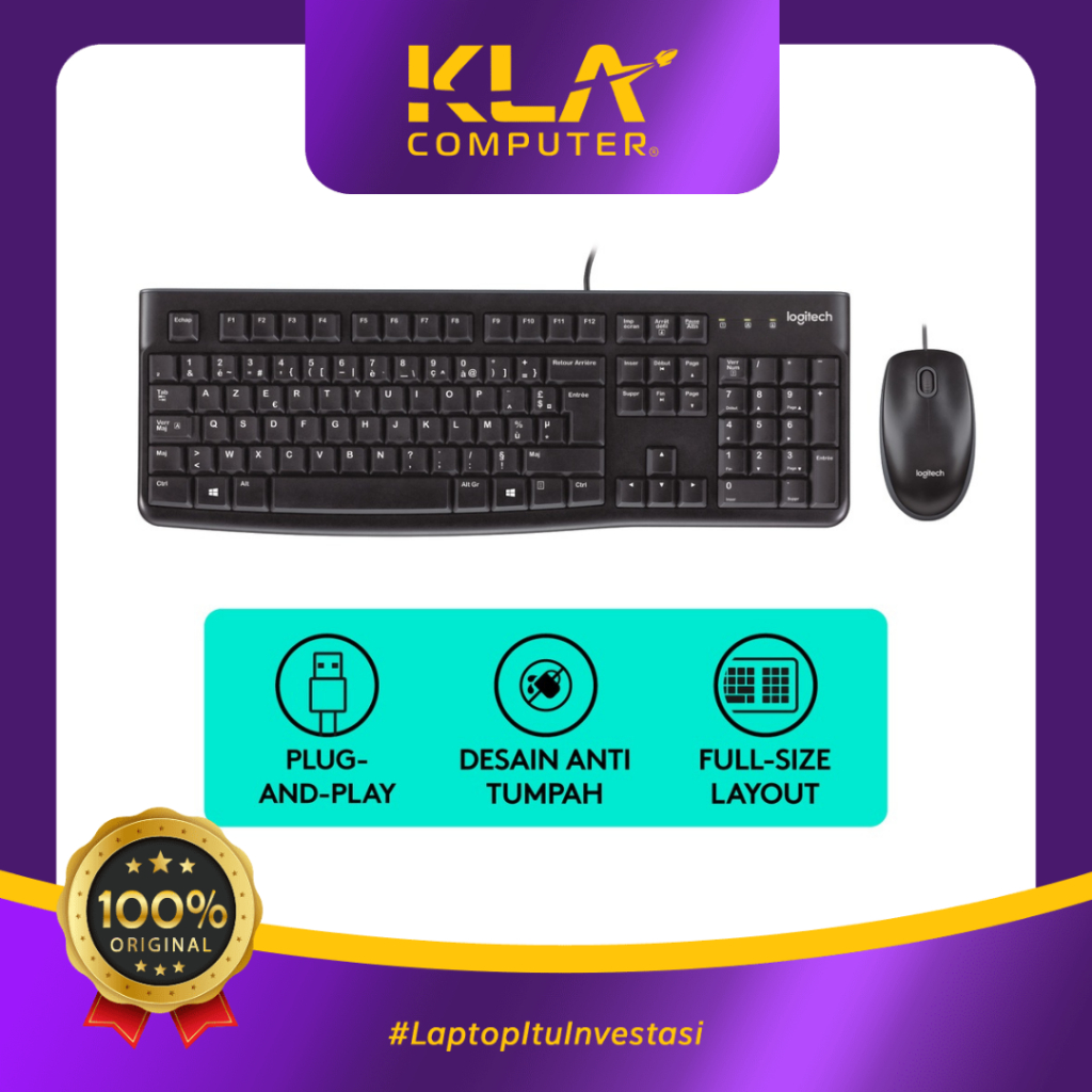 Keyboard Mouse Logitech MK120