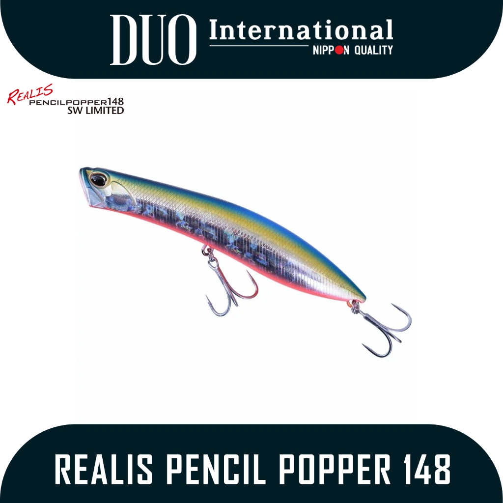 Duo International Realis Pencil Popper 148 SW Popping Bait