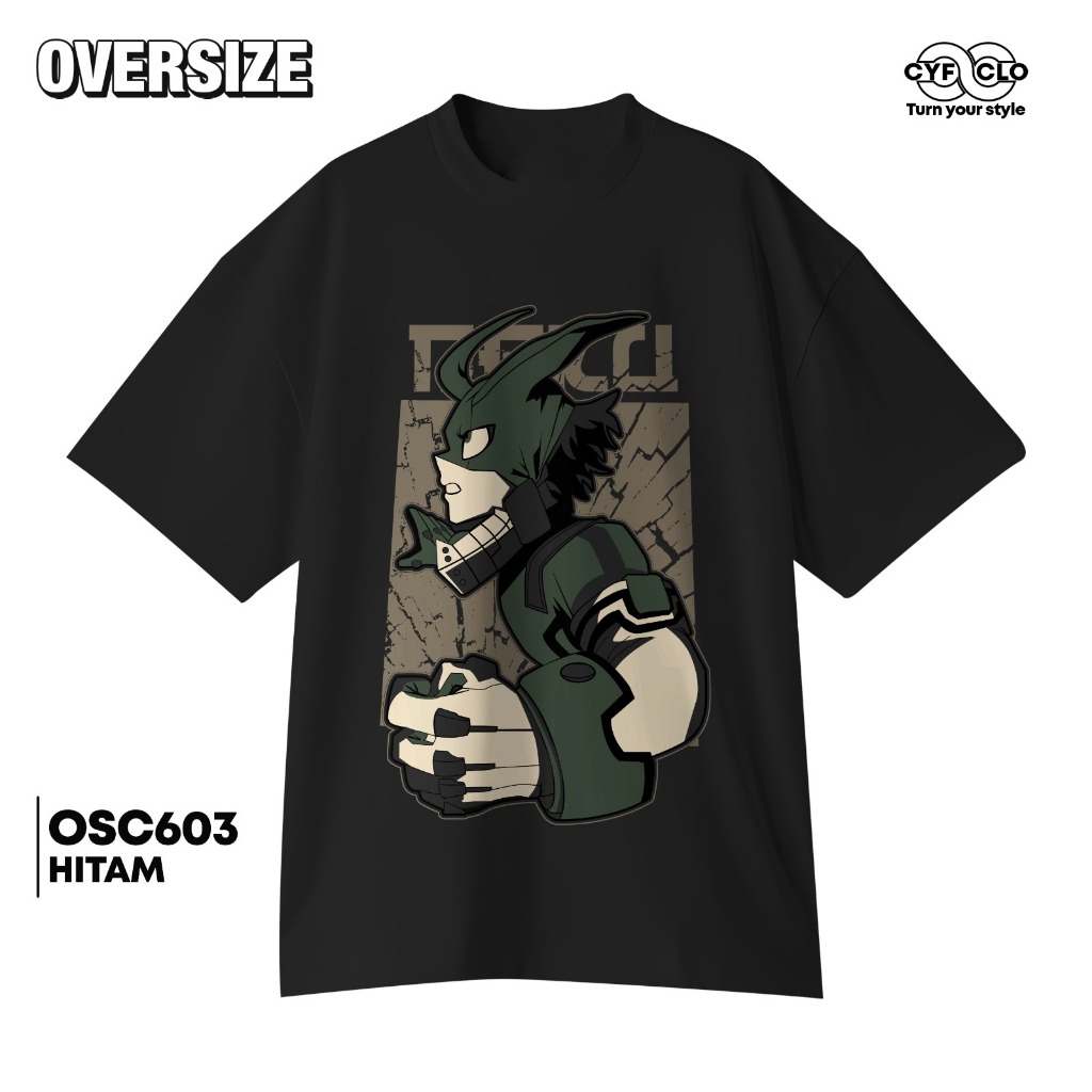 เสื้อยืดโอเวอร์ไซส์ Cyfersia OSC603 Deku