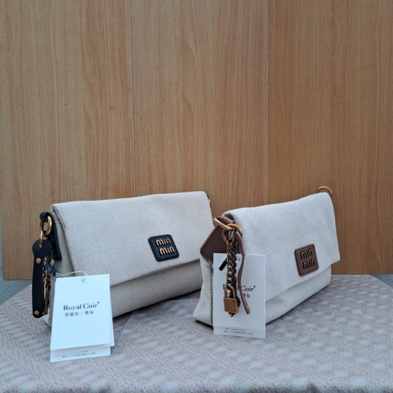 Minmin Canvas SLINGBAG IMPORT Bag BY ROYAL CUIR 8219