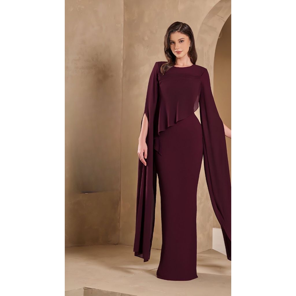 SORA DRESS MAXY MALAYSIA // ชุดแฟชั่นผู้หญิงสําหรับ BRIDESMAID, PARTY, PROPOSAL, และ WEDDINGS, LATEST CERUTY BABYDOLL MATERIAL, FULLING FUR