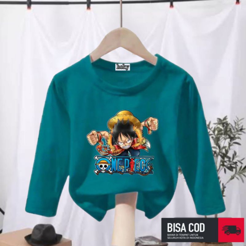 เสื้อยืดแขนยาว Unisex สําหรับเด็ก 2-10 ปี 0NE-P1ECE