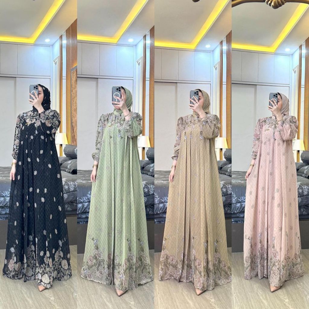 Zahra ชุด HIJAB Quadrilateral GAMIS ผู ้ หญิงผ ้ า BABYDOLL PREMIUM GAMIS สําหรับมุสลิมผู ้ หญิงร ่ วมสมัย