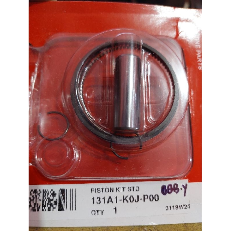 PISTON ชุดมาตรฐาน GENIO BEAT LED SCOOPY ใหม่ LED BEAT STREET ใหม่ LED ORIGINAL AMM 131A1-K0J-P00