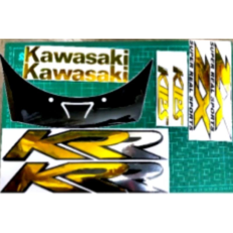 Kawasaki Ninja KRR ZX 150 CBU RR สติ๊กเกอร์เก่า Striping