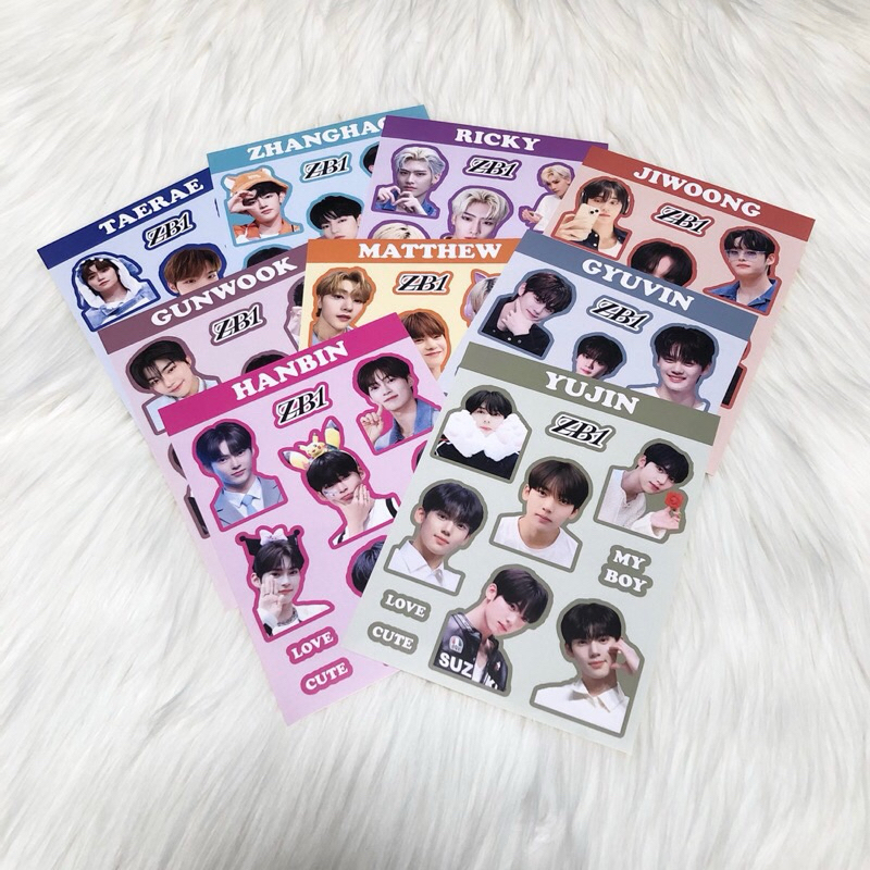 ชุดสติ๊กเกอร์ Zerobaseone ZB1 Kpop