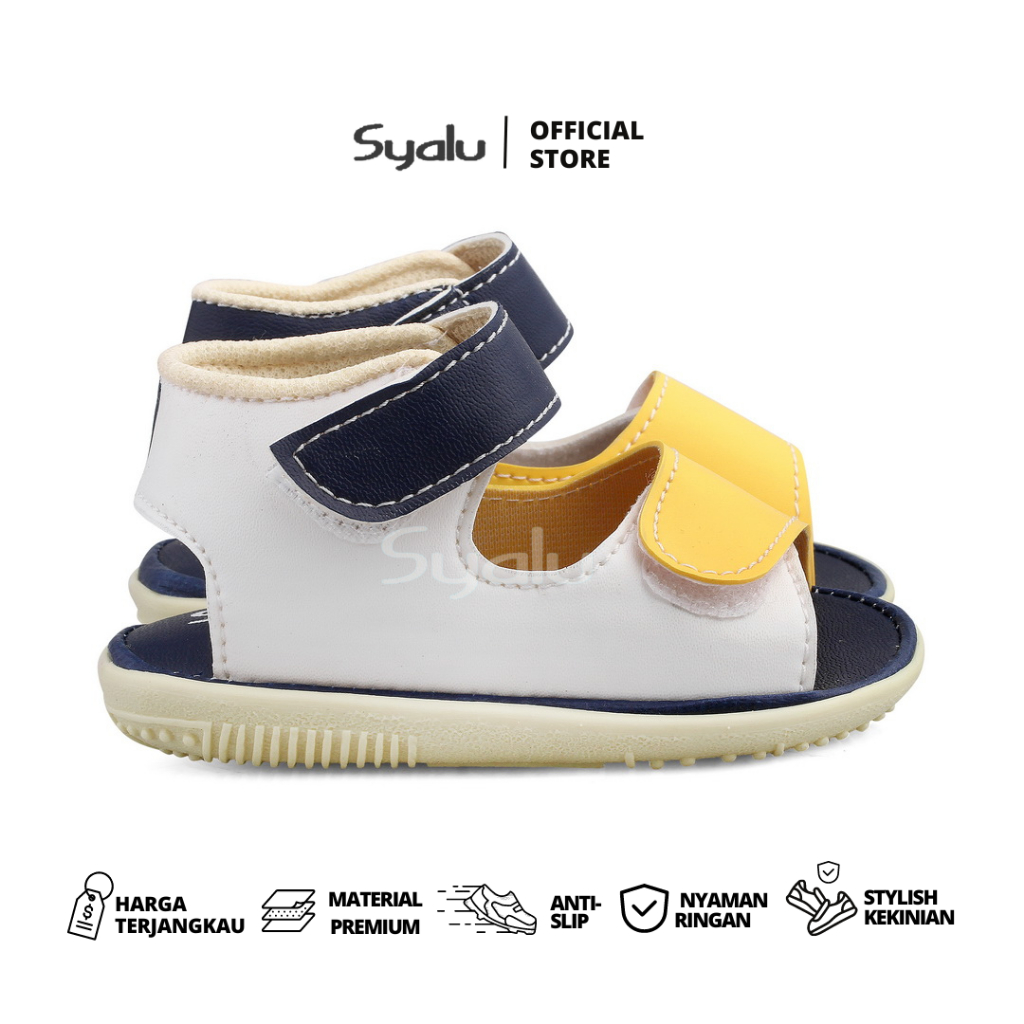 Syalu รองเท้าแตะ Velcro สําหรับเด็กอายุ 1-2 ปี SL17