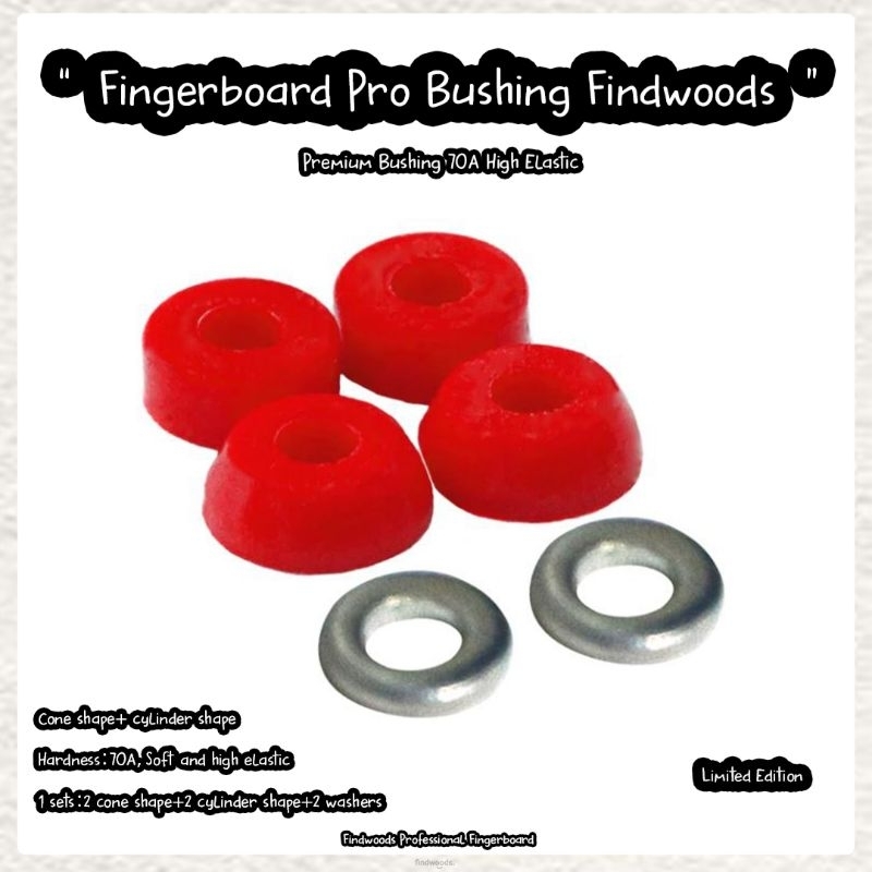 Fingerboard Pro Bushing Findwoods 70A ยืดหยุ่นระดับพรีเมียม