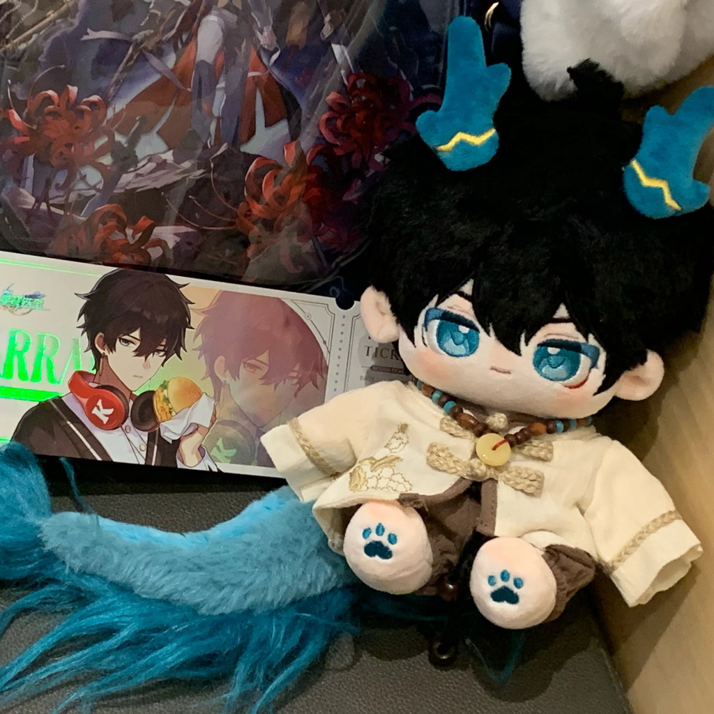 ตุ๊กตา danheng honkai ตุ๊กตารางดาว hsr ผ้าฝ้าย 20 ซม. danhengheng