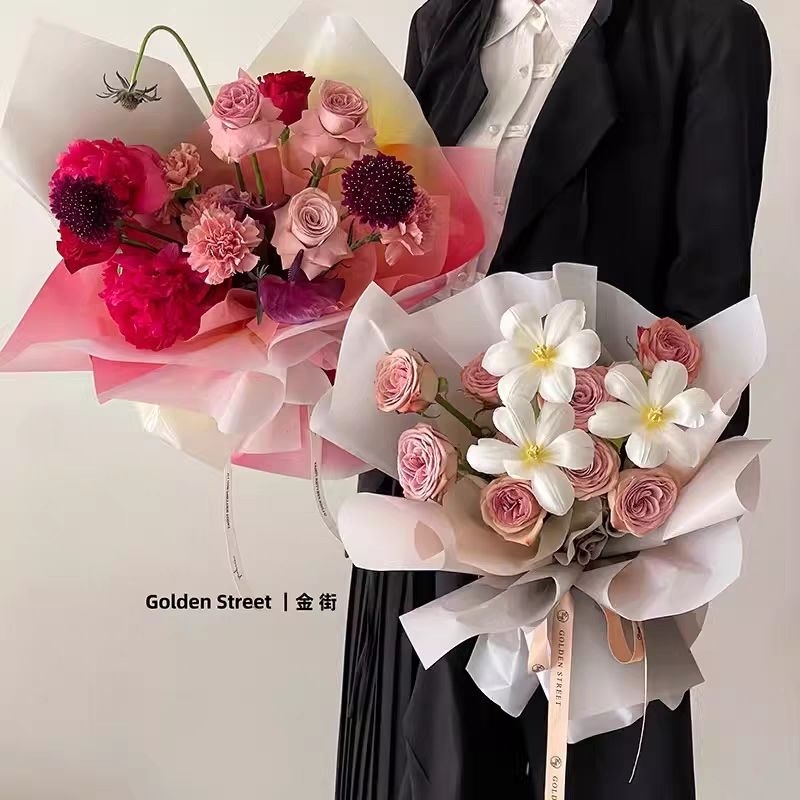 SB337 COLORFUL PAPER BOUQUET COLOR RADIATION DIY FLOWER BOUQUET PAPER