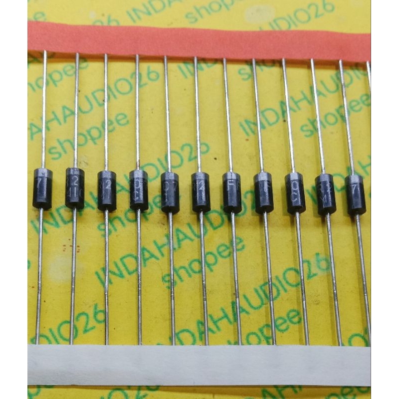 RENCENG fr207 MIC ไดโอด fr 207 ไดโอด 2A 1000v การกู้คืนอย่างรวดเร็ววงจรเรียงกระแส