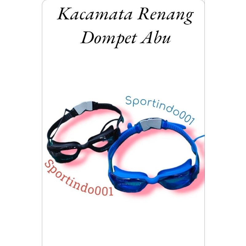 แว่นตาว่ายน้ํา Conquest / แว่นตาว่ายน้ําป้องกันหมอก Conquest กระเป๋าสตางค์สีเทาดั้งเดิม