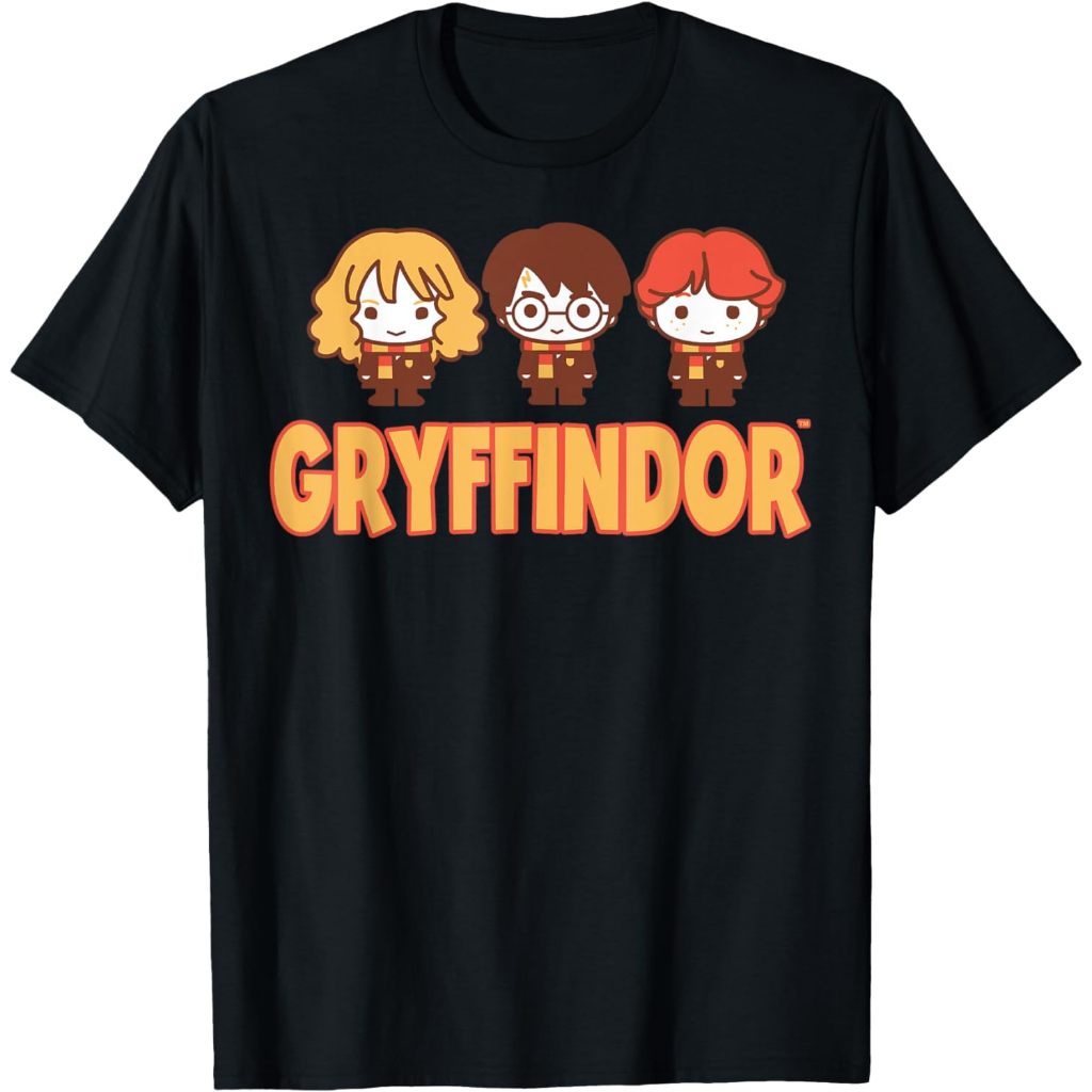 เสื้อยืด Harry Potter Gryffindor Chibi Trio