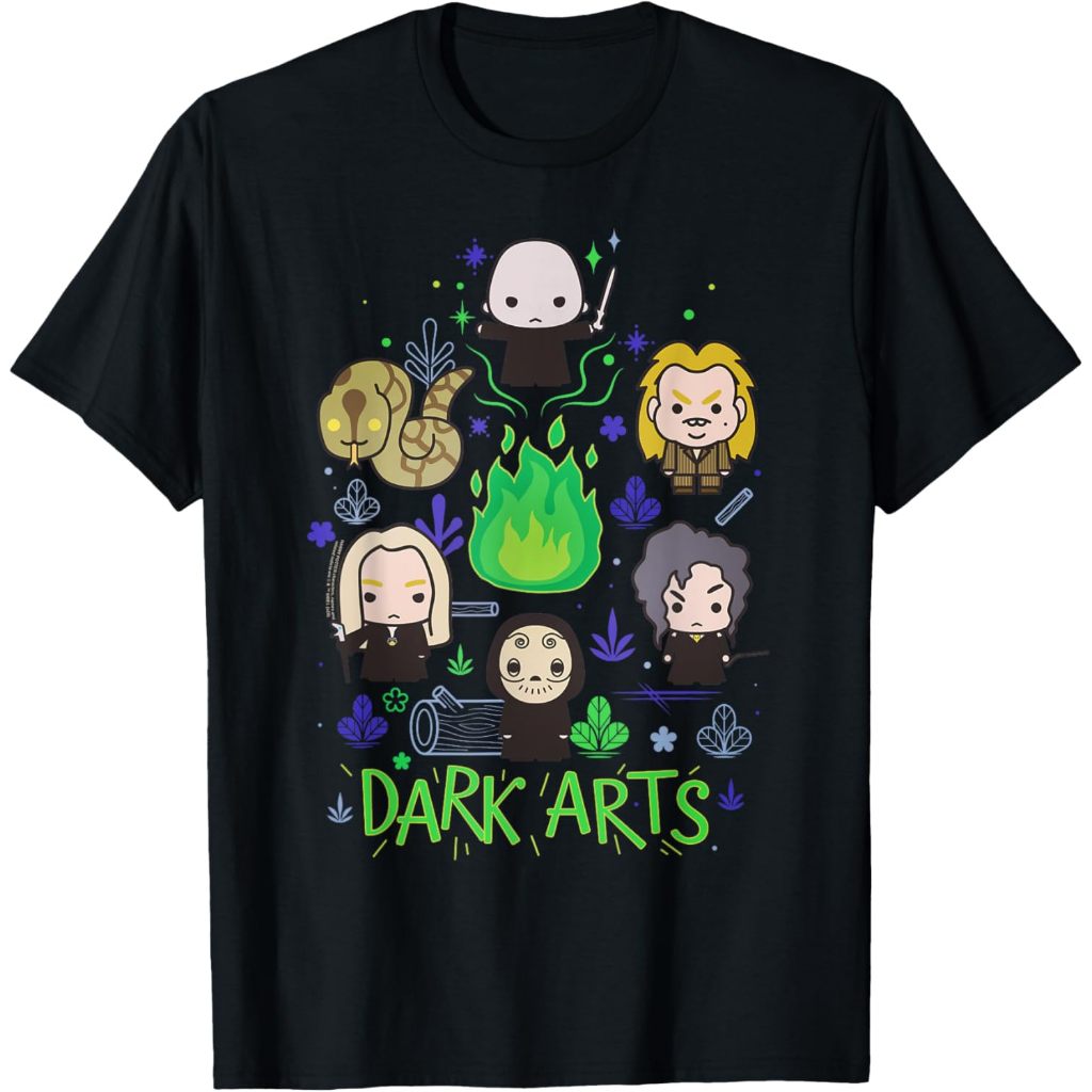 เสื้อยืด Harry Potter Dark Arts Chibis เสื้อยืด distro พรีเมี่ยม