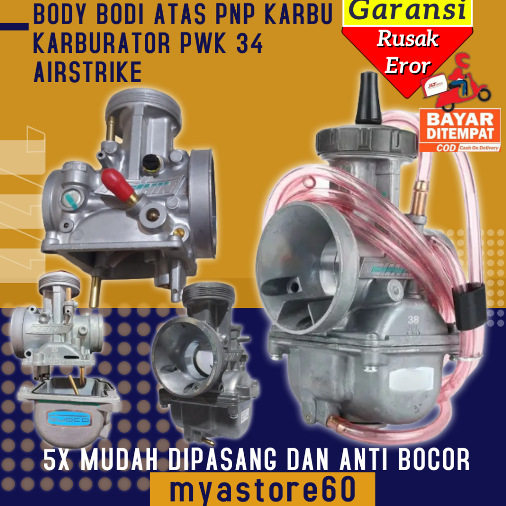 Body Frame Body Upper Body คาร์บูเรเตอร์คาร์บูเรเตอร์ PWK34 Airstrike PWK 34 AIRSTRIKE