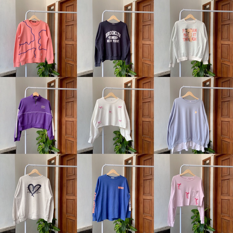 เสื้อสเวตเตอร์โอเวอร์ไซส์ CODE E1-E32 28 JUNE