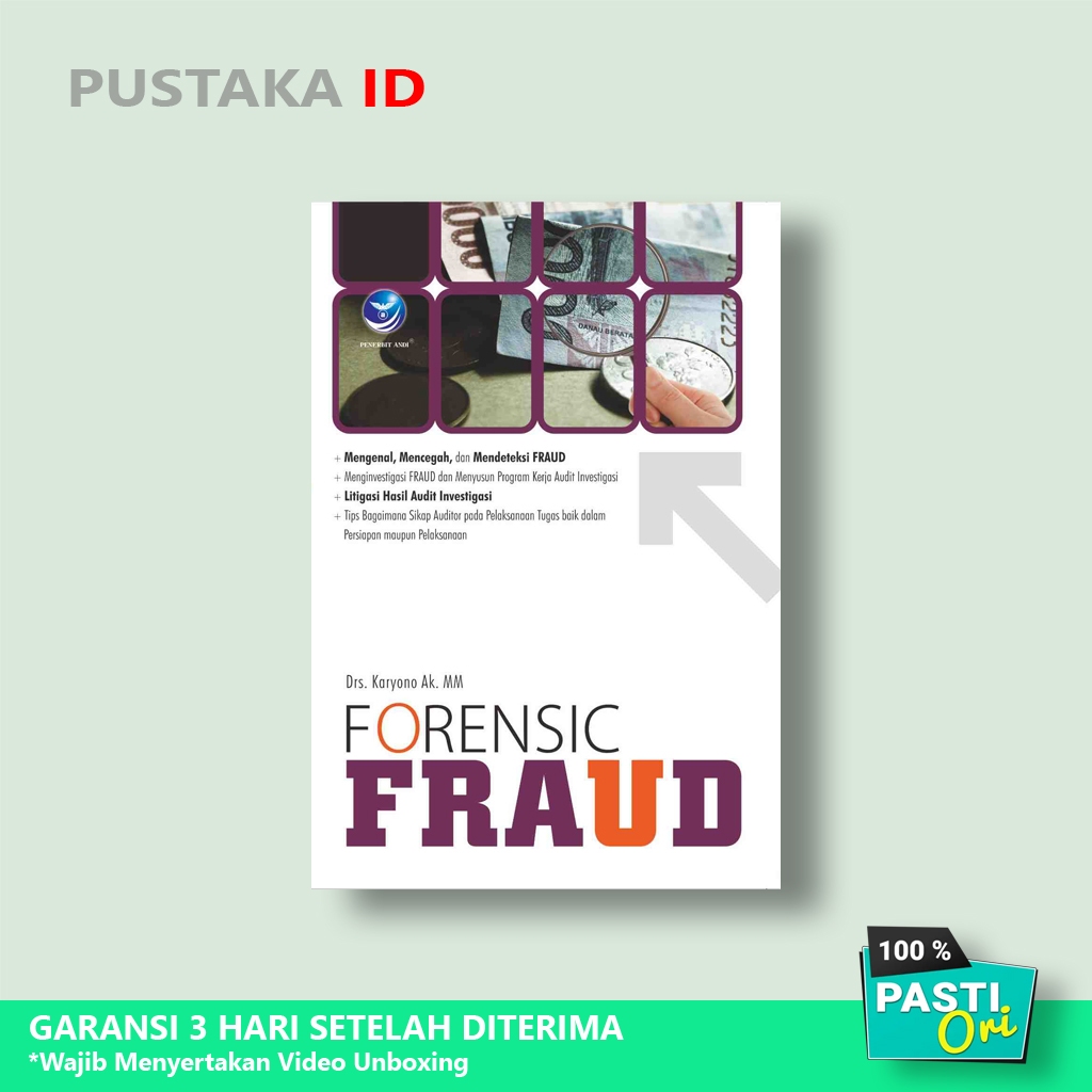 หนังสือ Forensic Fraud - ต้นฉบับ
