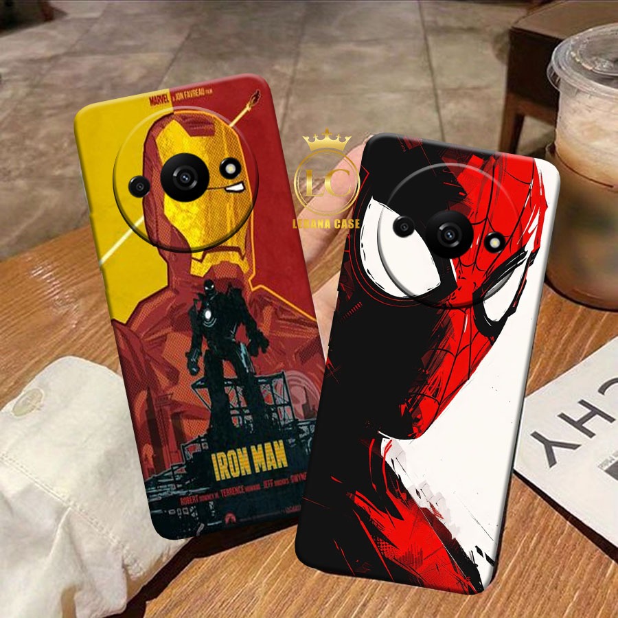 Softcase Redmi A3 2024 SUPERHERO Wallpaper Motif - เคสผู้ชาย - เคสซิลิโคน - เคสอินเทรนด์ - เคสล่าสุด