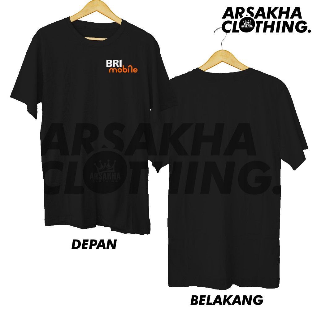 KATUN BRI Mobile Company Logo V2 T-Shirt, 30s Combed Cotton Distro Shirt โดย Arsakha Clothing