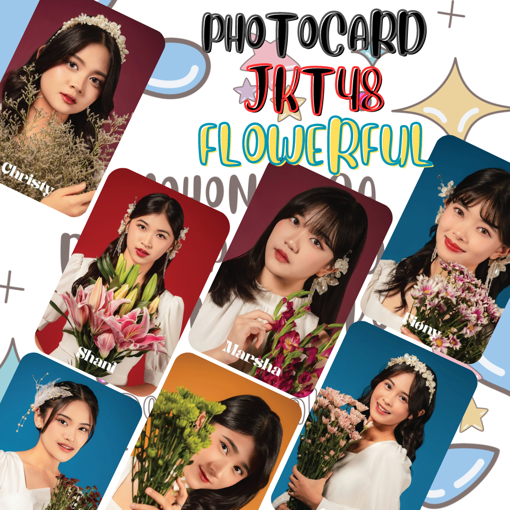 (41 ชิ้น) FLOWERFUL PHOTOCARD JKT48 | JKT48 UNOFF โฟโต้การ์ด