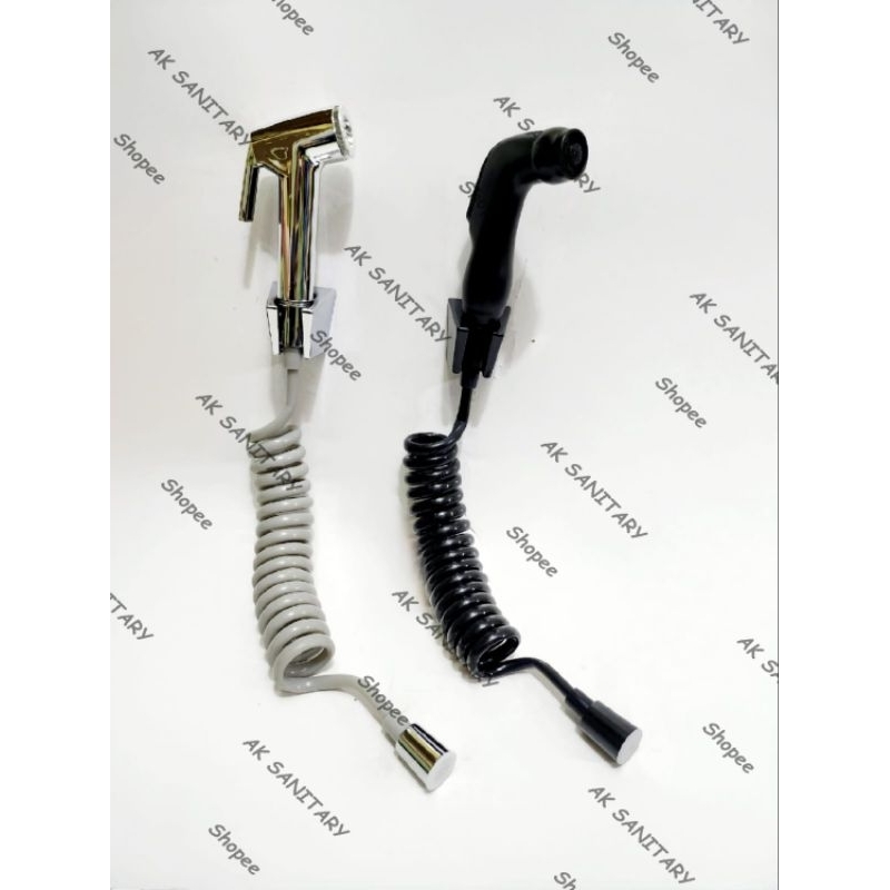 Black Jet Shower Cebok - Black Shower Toilet - Black Jet Shower Bidet - สีเทา