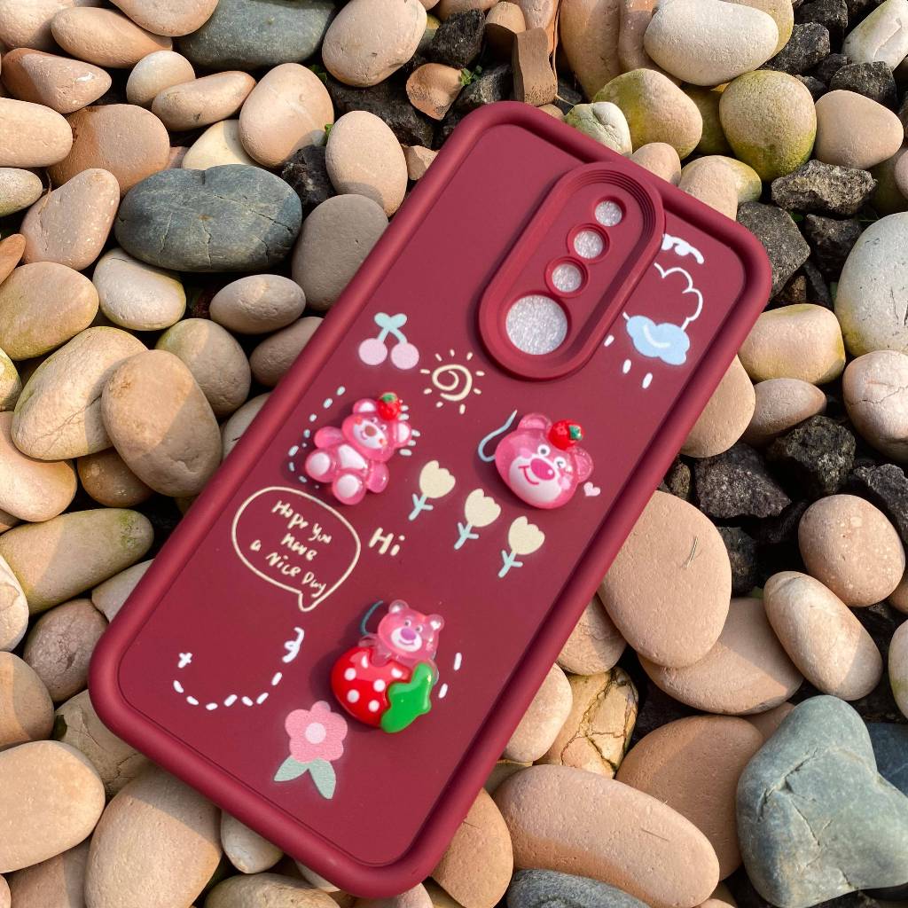 [J20] Softcase สําหรับ REALME 5 5i C2 C11 C20 C31 C33 C35 C51 C53 C51S กรณี 3D หรูหรา