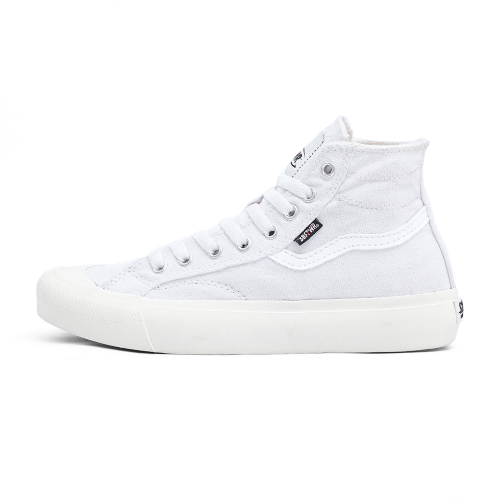 SABA Veloz High All White - รองเท้าผ้าใบลําลองสําหรับบุรุษและสตรี | เรียบง่าย สะดวกสบาย และอินเทรนด์ VLZ 03