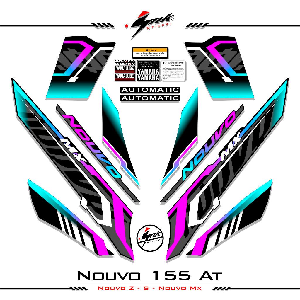 Striping Nuovo Z 115 Motif 7 Nouvo Go สติกเกอร์ Nouvo Z 2005 2006 2007 สติกเกอร์ Rc Nuovo S At Z Mx 