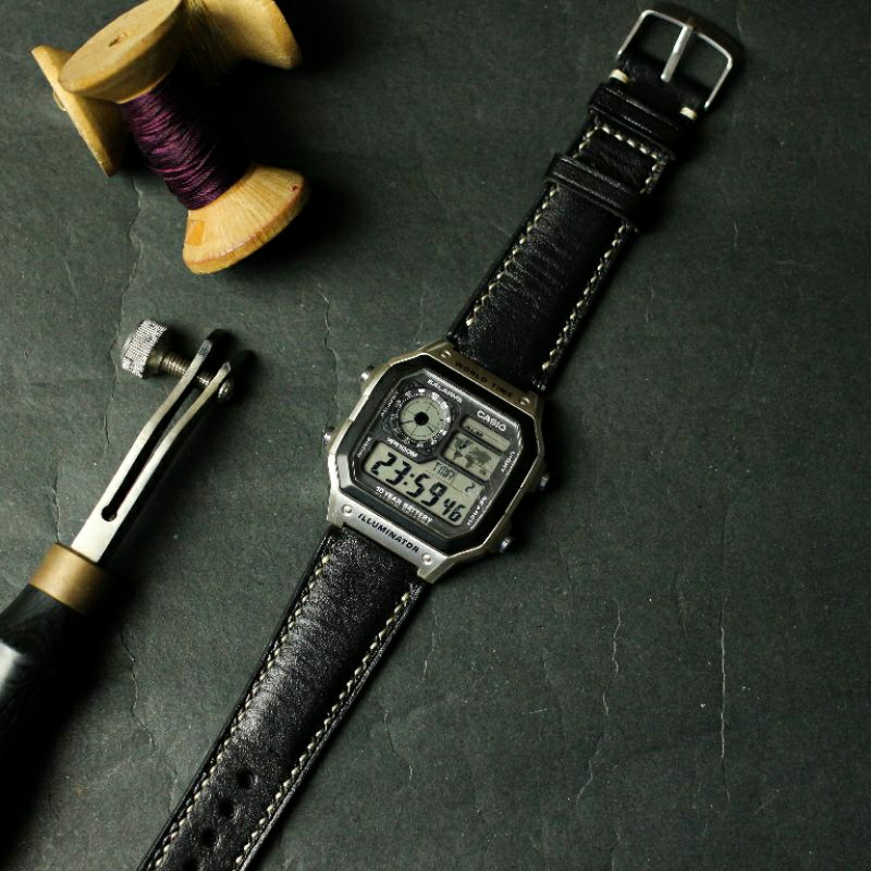 สายนาฬิกาหนัง Casio AE 1200