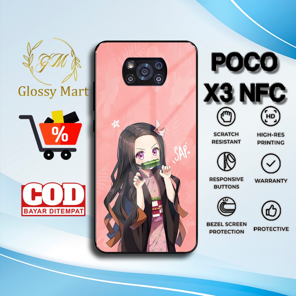 เคส P0C0 X3 NFS ล่าสุด - P0C0 X3 NFS Casing - ลายอนิเมะสาว Kawai - Premium Glossy Hardcase - Softcas