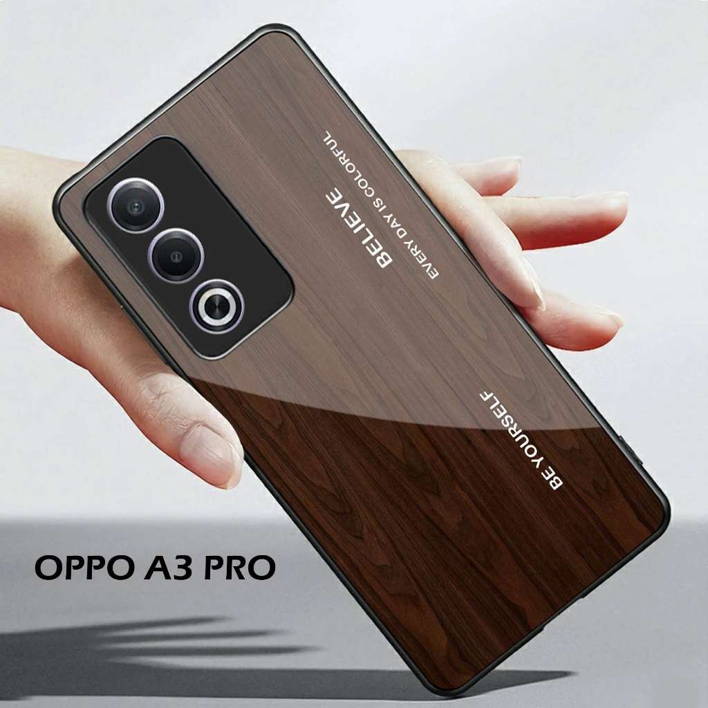 OPPO A3 PRO Glass Softcase - เคสโทรศัพท์มือถือ - OPPO A3 PRO [S90]