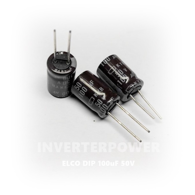 Elco 100uf 50v 100 uf 50 v 100UF 50V 100 UF 50 V 100uf50v lido ELCO