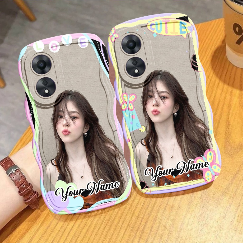R-700 CASE HP CAN REQUEST PHOTOS และ NAMES สําหรับ OPPO A60 ใหม่ล่าสุด A78 4G A78 5g A58 5g a5 4G A3
