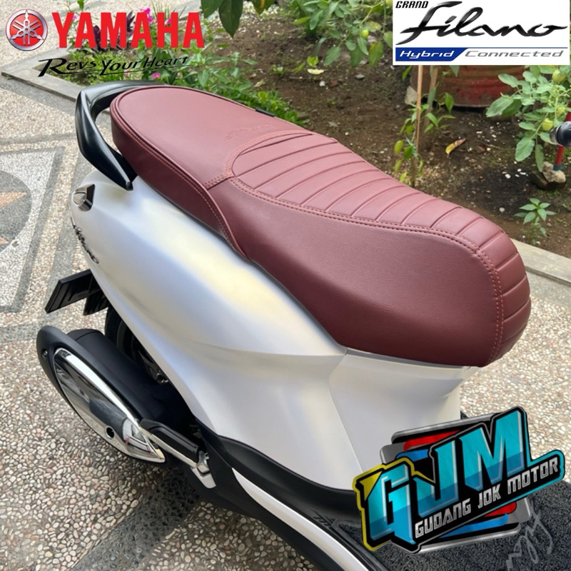 Grand FILANO ZEUS PREMIUM หนังเบาะมอเตอร์ไซค์ (ติดตั้งตะปู) GRAND FILANO