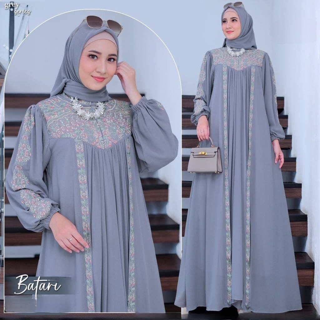 ขายดี!! ชุดเดรส gamis Brocade premium Brocade sultan gamis พรีเมี่ยมล่าสุด