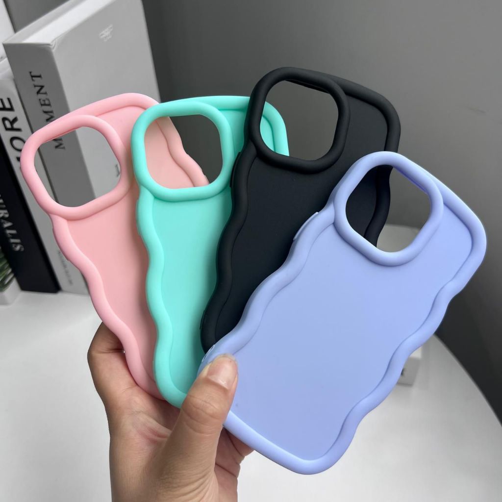 POCO M5S/M3/X6 ใหม่ 2024/X5/X5 PRO/X3/X3 PRO/C40 CASE MACARON WAVE COLOR GM ACC