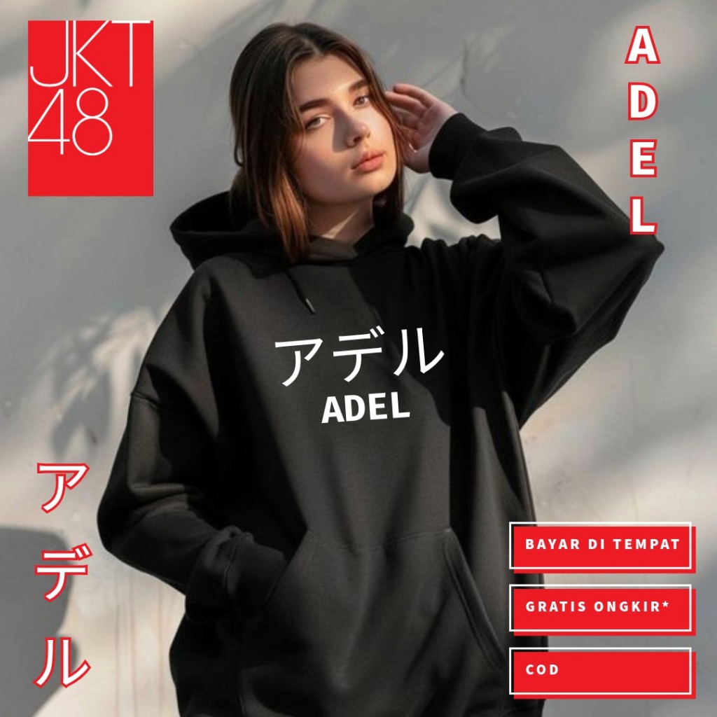 JKT48 JAPAN MEMBER NAME HOODIE (สามารถต่ออายุชื่อ)