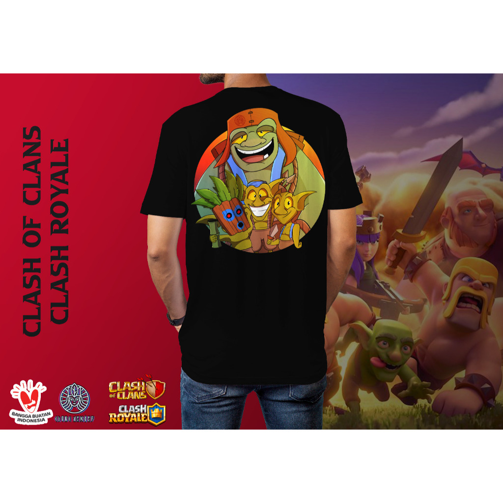 เสื้อยืด Clans Clash Royale Goblin Squad