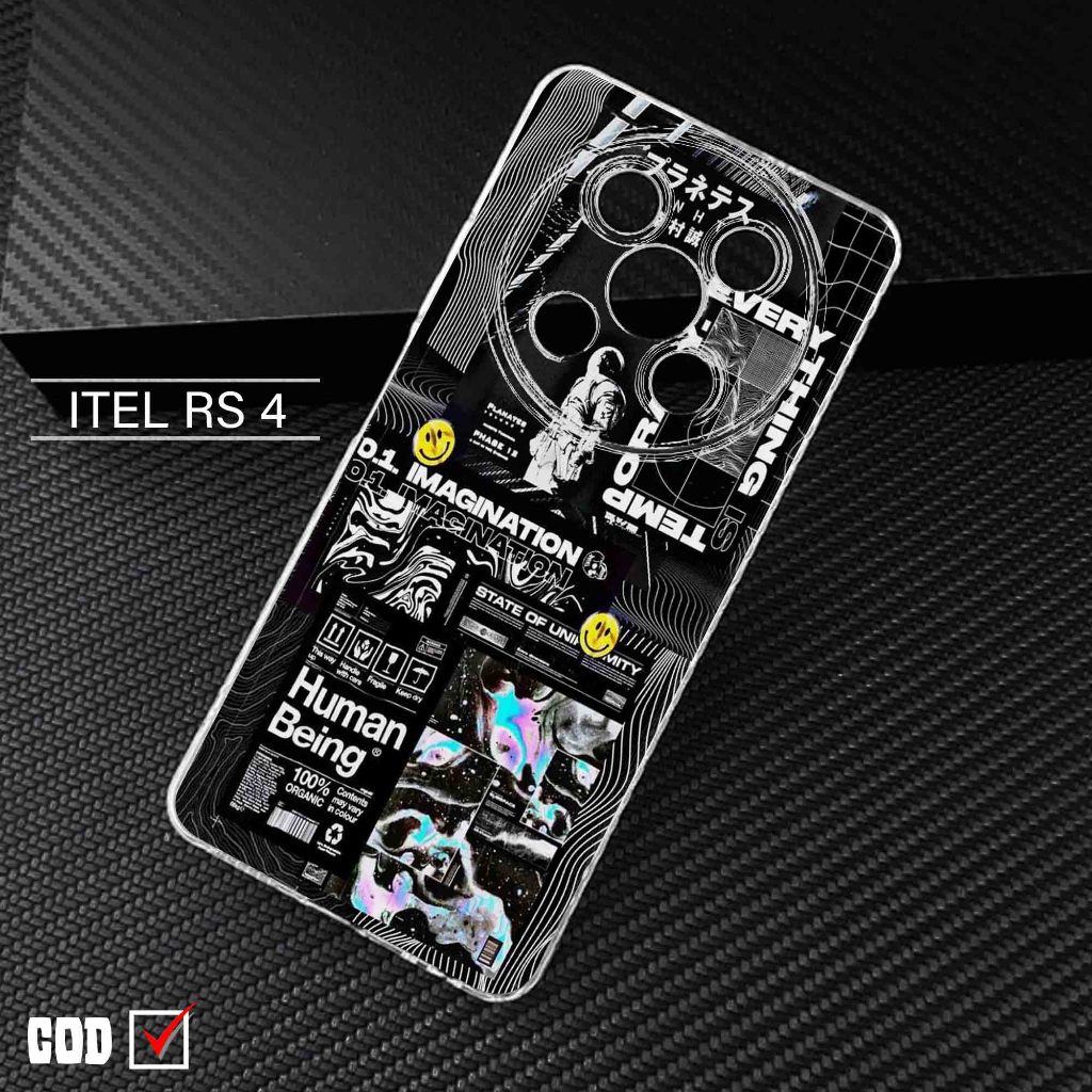 เคสใสล่าสุด iteel RS 4 - Casing iteel RS4 - Casing itel RS 4 - Case hp itel RS 4 - Silicone hp itel 