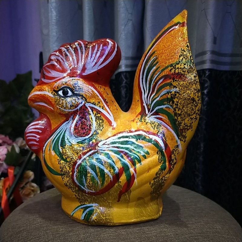 CLAY CHICKEN PIGGY BANK, AGODA CHICKEN PIGGY BANK, CLAY PIGGY BANK, CLAY PIGGY
