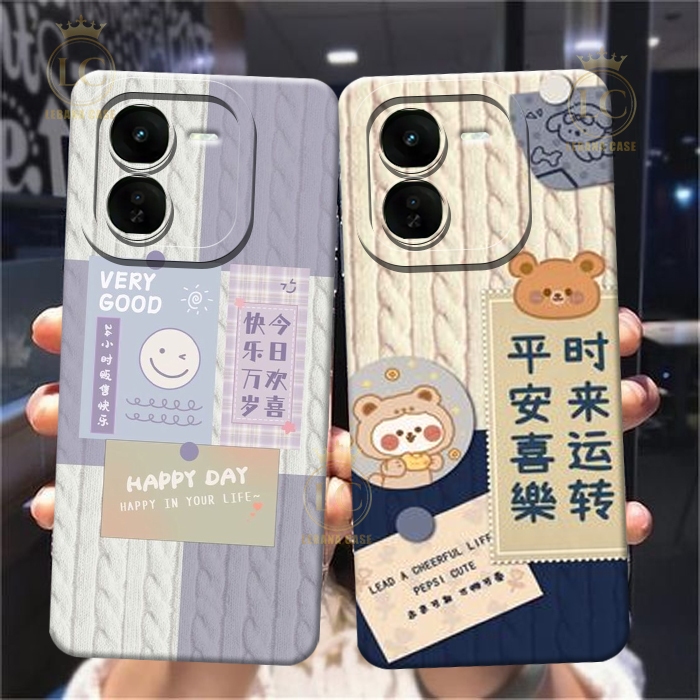 HP เคสล่าสุดสําหรับ Iqoo Z9x 2024 - Iqoo Z9x 5g Casing - Fashion Case Bear [B2.02] - เคสโทรศัพท์มือถ